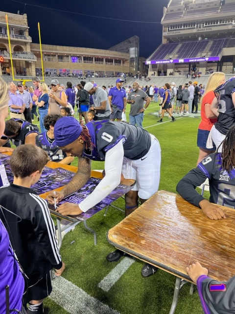 TCU Spring Football Game_#0 Marcel Brooks_autographs